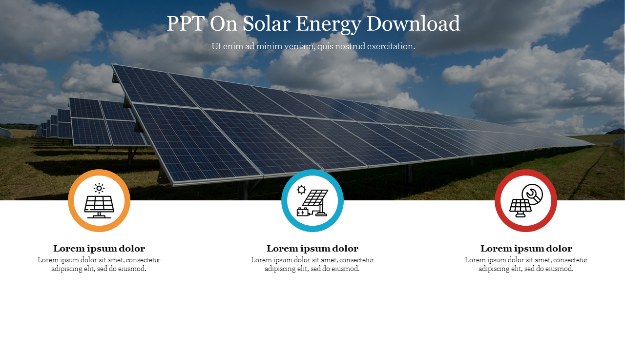 Best Portfolio PPT On Solar Energy Download Slide